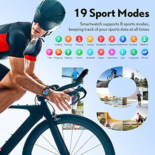 Motsfit Reloj Inteligente para Hombre: Llamadas Bluetooth y Monitorización Cardíaca Impermeable para iOS y Android